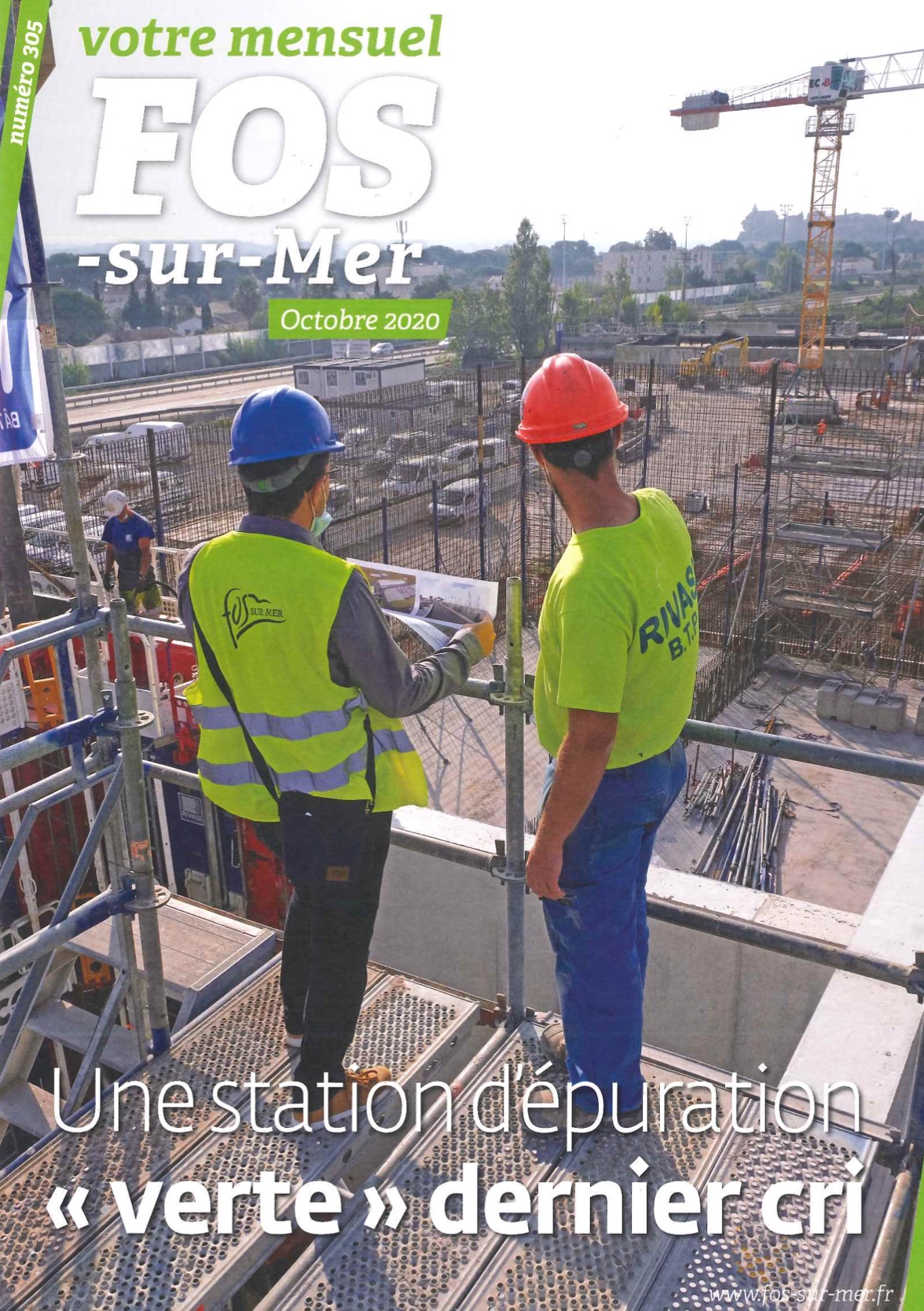 Station d’épuration à Fos-sur-Mer
